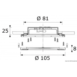 Waterproof ceiling light for outdoor use - Foresti e Suardi 2