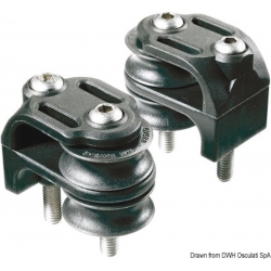 Pair of double pulleys 29mm - Lewmar