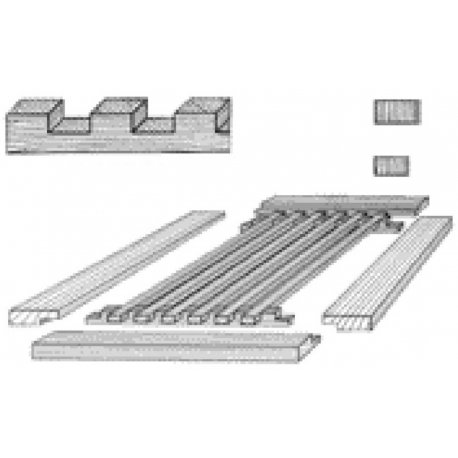 ARC "Do it Yourself" system for composing duckboards