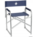 Regista folding chair in anodized aluminium