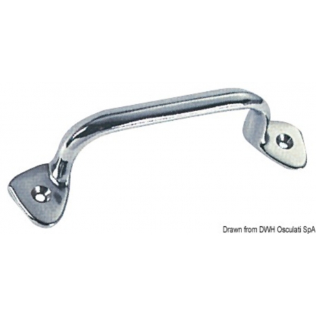 Stern handle classic type in chrome-plated brass