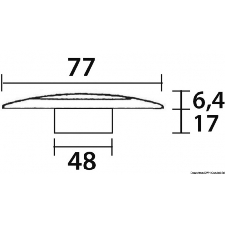 LED-taklampa med avslutningsring som möjliggör installation även utan infälld montering