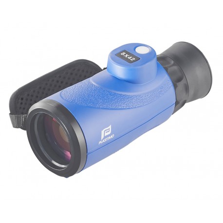 Light and compact 8x42 monocular with integrated compass