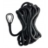 High-tenacity spliced mooring rope - double braid