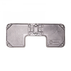 Anodisert akterbeskyttelsesplate i aluminium