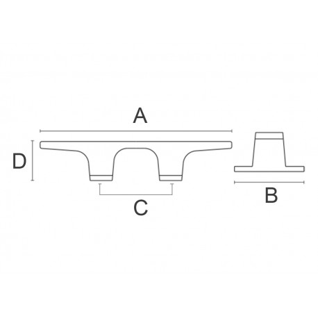 Kromattu messinkikiinnike - amerikkalaistyyppinen
