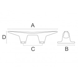 Verchroomd messing aambeeldbit 2