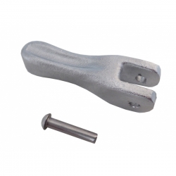 Replacement anodized aluminum wing nut for outboard motors