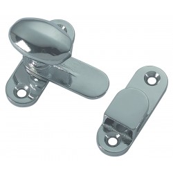 Dørstopper i forkrommet messing