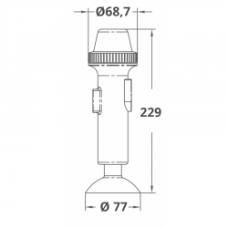 Luce di navigazione portatile 2