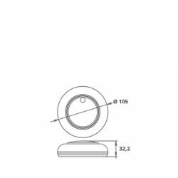 16 LED berøringsaktivert taklampe 2