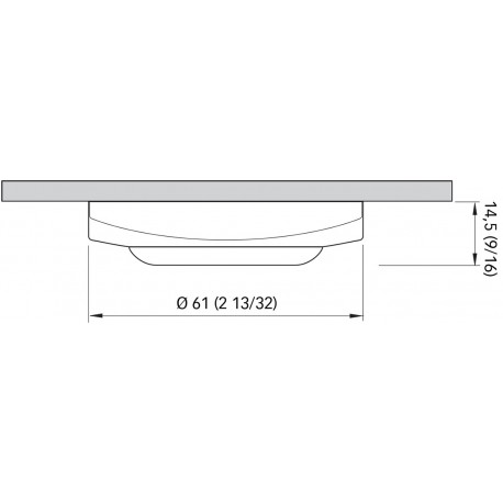 Faretto stagno IP40 a 6 LED modello TATI' luce bianca calda