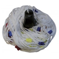 Handsonde - 30m nylon vlecht met kleurverandering