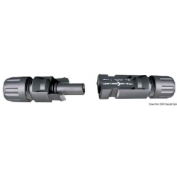 Par MC4 han- och honkontakter IP67 för panelinstallation - Enecom