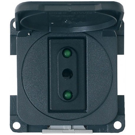 230V Italian socket with protection cover