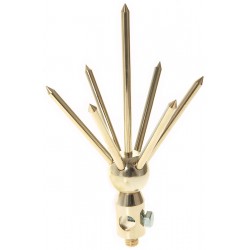 7-punts bliksemafleider van messing