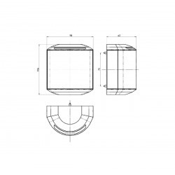 Fanale di via a LED in policarbonato Aqua Signal Serie 43 - 225° Prua 2