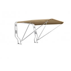EXCELLENT telescopic awning with roll-bar for inflatable boat included - Nettuno Marine Equipment