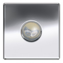 Square courtesy light in AISI 316 stainless steel - Quick TESS 2