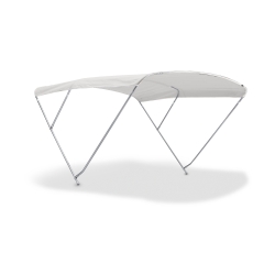 Awning ROYAL 3 bows, stainless steel tube Ø 22 mm., height 115 cm. - Nettuno Marine Equipmen