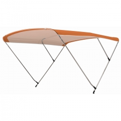 3-boogs SPORT-luifel, roestvrijstalen buis met een diameter van 20 mm, hoogte 95 cm. - Nettuno Marine Equipment