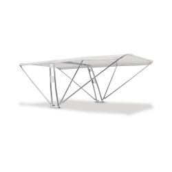 SUPERIOR-etu- ja takamarkiisi, jossa on rullakaari, 130 cm korkea. - Nettuno Marine Equipment