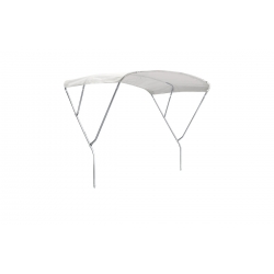 PRESTIGE markis med 3 bågar, rostfritt stålrör med 25 mm diameter, 140 cm hög. - Nettuno Marine Equipment