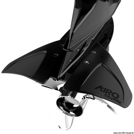Hydrofoil stabilizer/supporter with screws -Sting Ray Airo
