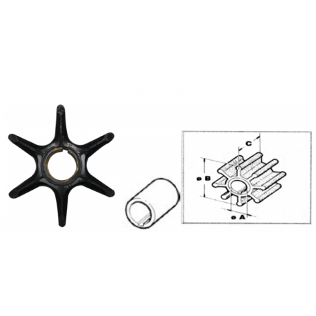 Impeller for Yamaha 2T HP from 115 to 300 and 4T HP from F85 to F250