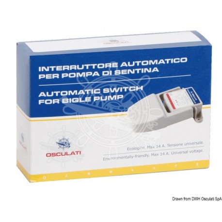 Ultraplatte automatische schakelaar voor bilgepompen