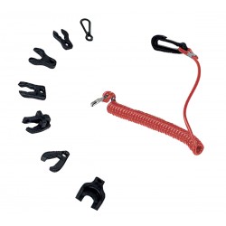 Veiligheidssleutel met koord voor buitenboordmotoren