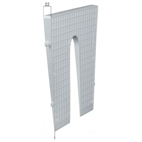 Wedge-shaped PVC stern plate for transom tilt correction