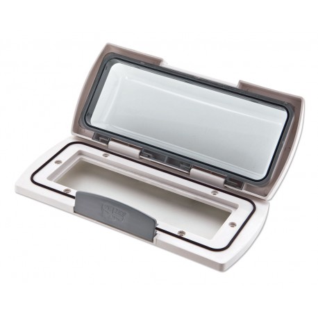 Stereokansi hermeettisellä tiivisteellä