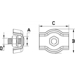 Stainless steel clamp 2