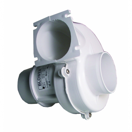 Centrifugal suction unit in white ABS wall mounted - RINA approved and ISO8846 compliant