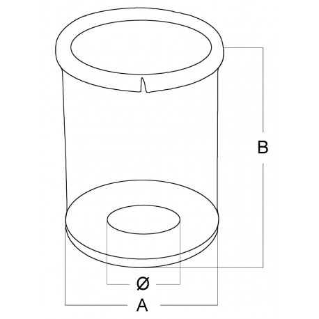 Ruostumattomasta teräksestä valmistettu kori "Ionio"-vedenpuhdistussuodattimelle