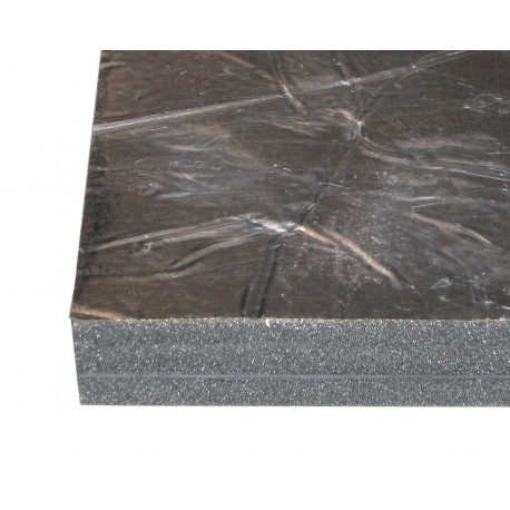 Soundproofing in expanded polyester resin - fireproof class 1 - thickness mm.20