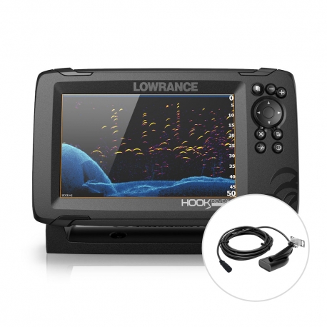 Fishfinder Hook Reveal 7 transducer 83/200 HDI - Lowrance