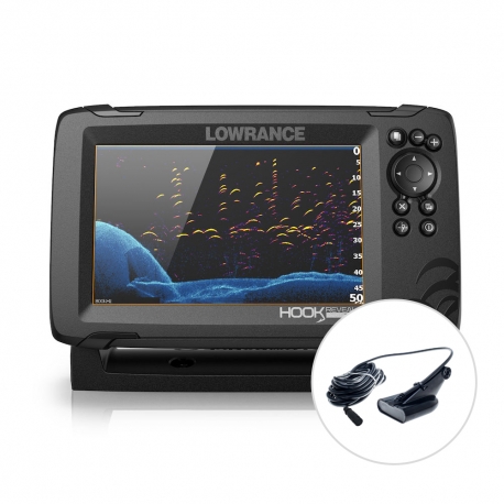 Fishfinder Hook Reveal 7 transducer 50/200 HDI - Lowrance