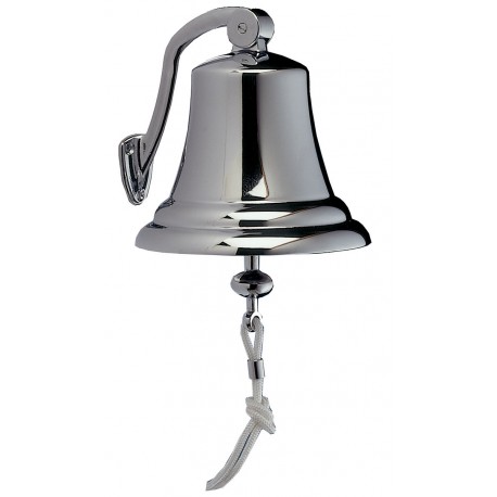Chromed brass edge bell with swinging connection
