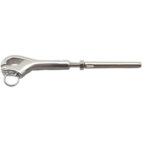 AISI 316 stainless steel turnbuckle with hook and pelican
