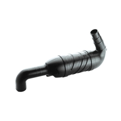 Polyethylene drain backflow trap