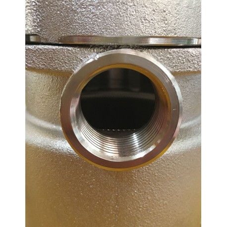 Mediterranean" water purification filter in nickel-plated bronze