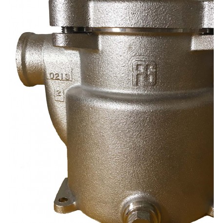 Mediterranean" water purification filter in nickel-plated bronze