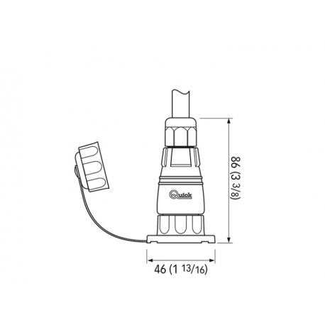 Hypertac gold plated receptacle and plug - Quick
