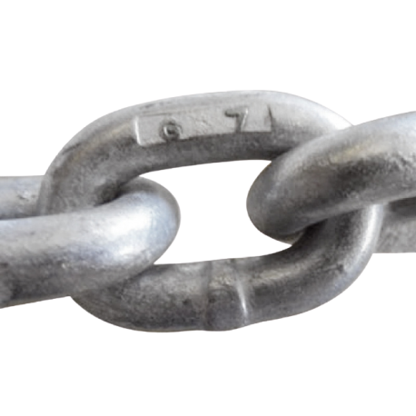 Høyfast, varmgalvanisert kalibrert kjetting i klasse 80 - Osculati