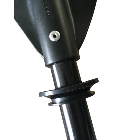 Double paddle with removable joint and ABS paddles for canoes and kayaks