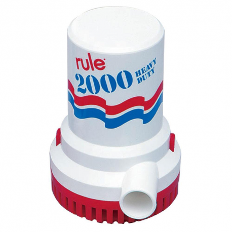 Bilge pump RULE 2000 12 V 126.67 L/min