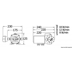 WHALE Universal Autoclave 3 bar 12 V 8 L/min 2