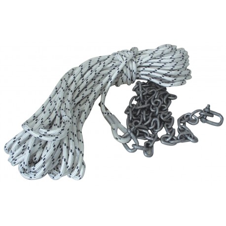 Rope for anchor complete with nylon rope 50 mt.